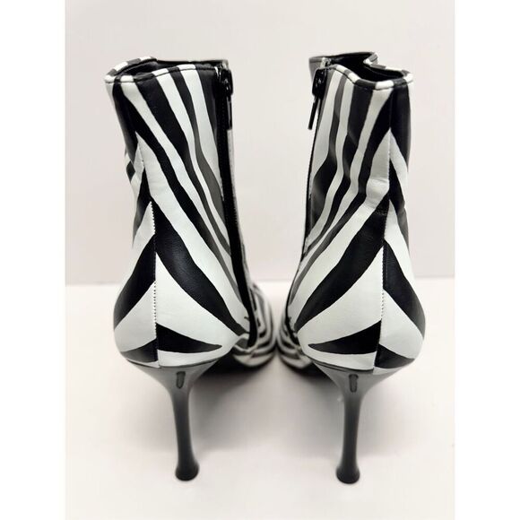 INC International Concepts Boots Size 9 Zebra Print Pointed Toe Stiletto Heels - Picture 7 of 10